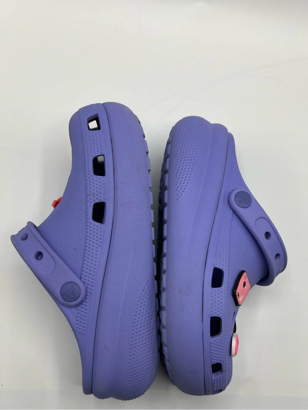 CROCS Kids Lightweight Clog in Lavender with Fun Jibbitz